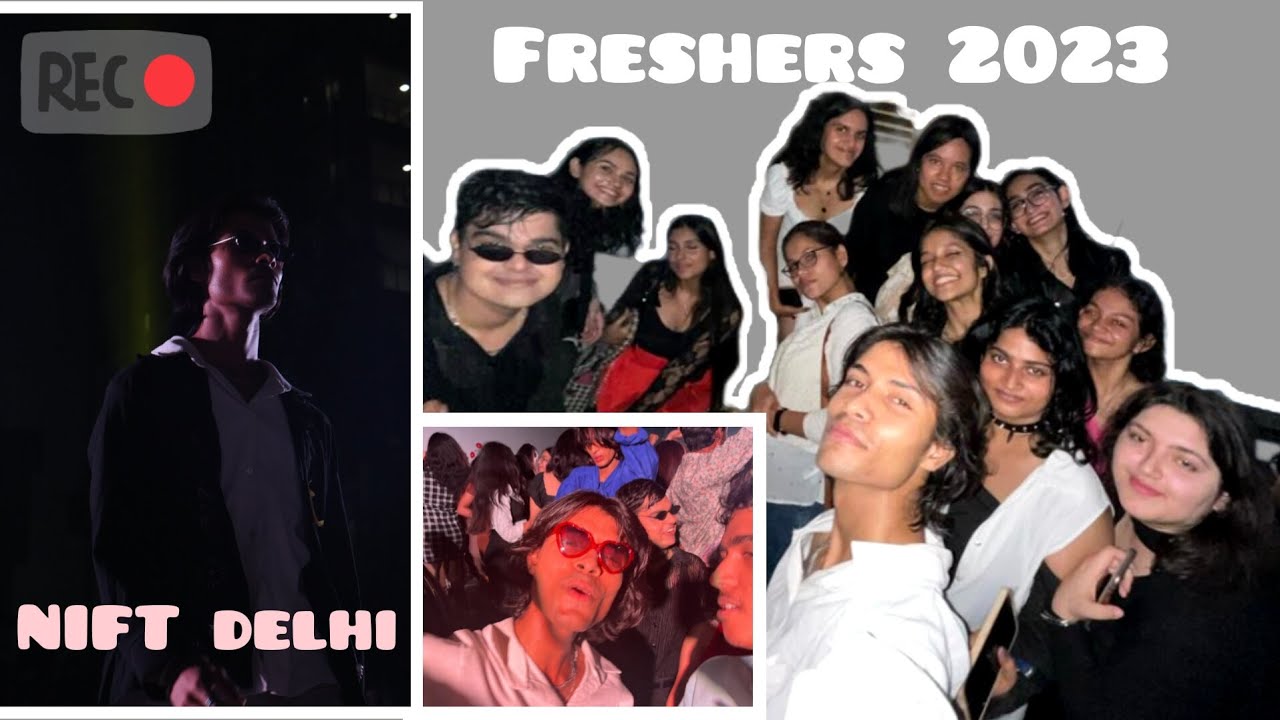 NIFT Delhi Freshers 2023🎉/ freshers party vlog #niftdelhi #nift