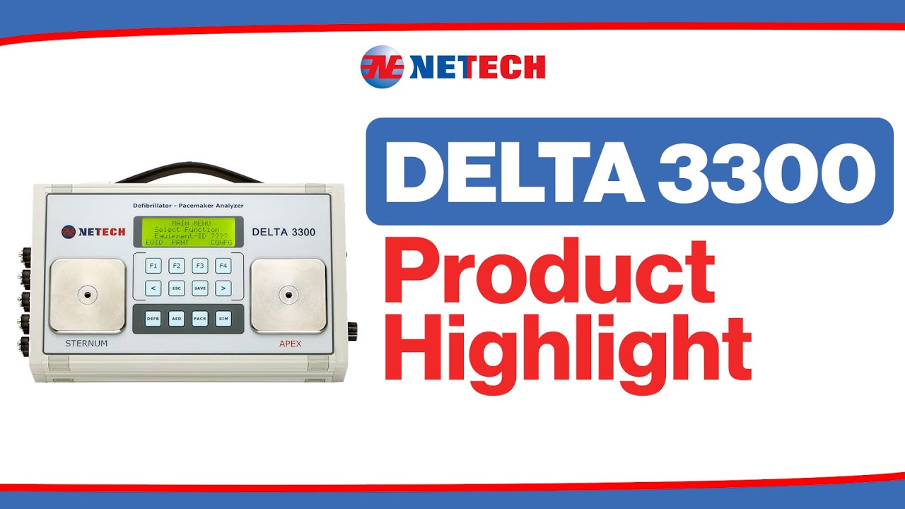 Defibrillator and Pacemaker Analyzer for Biomedical Testing | Delta 3300 Overview