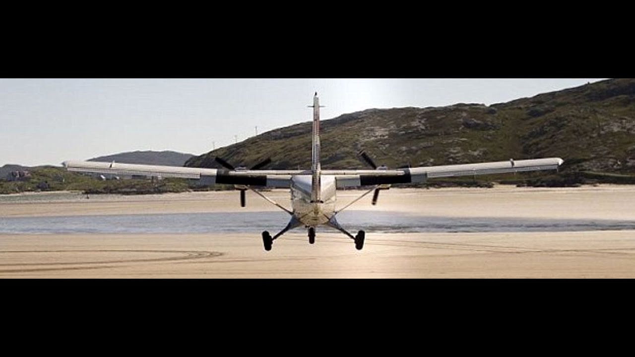 Traigh Mh&ograve;r Beach And Airport On History Visit To Island Of Barra Outer Hebrides Scotland