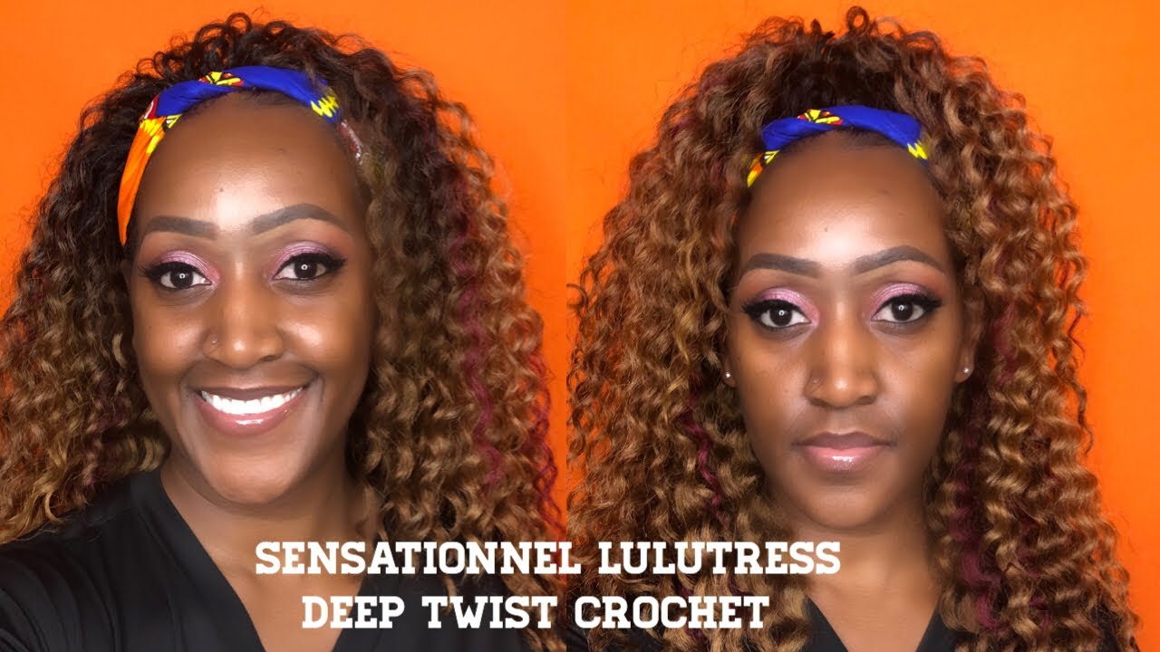 Sensationnel LuluTress Deep Twist Crochet Hair - Fall & Vacation Ready!