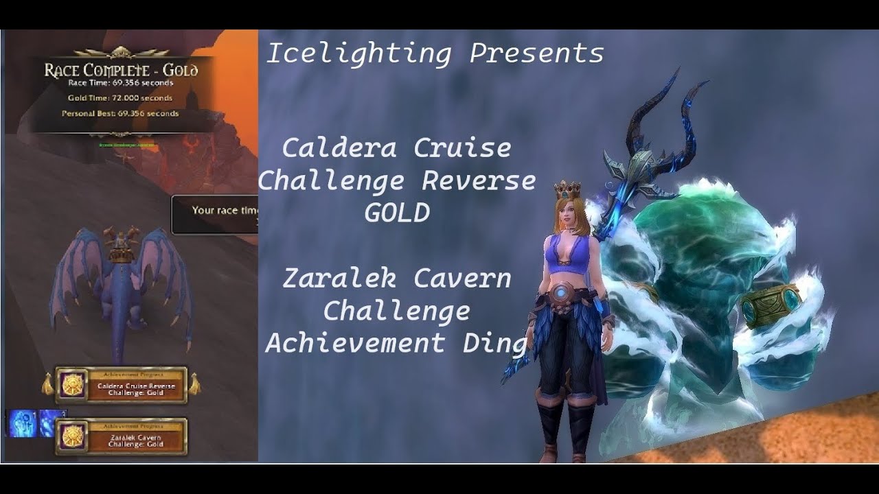 Caldera Cruise Challenge Reverse GOLD - Zaralek Cavern Challenge Achieve Ding -Race time 69.356 sec