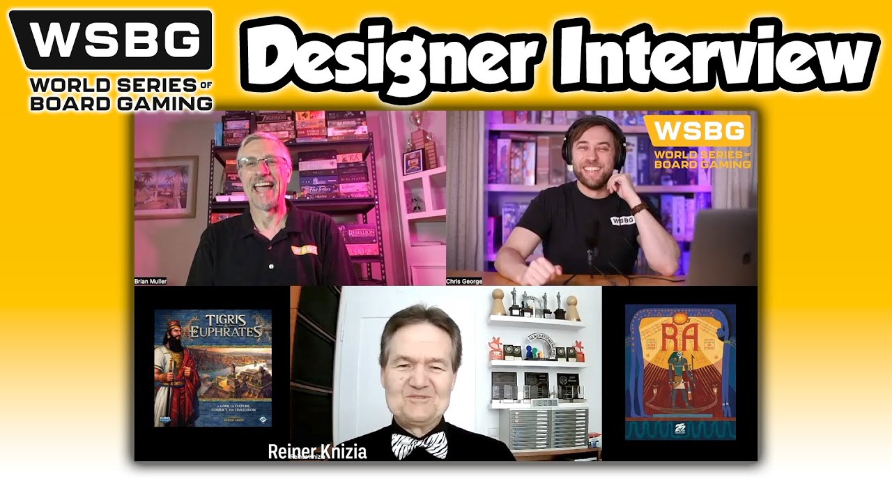 Industry Insight - Reiner Knizia Interview - WSBG