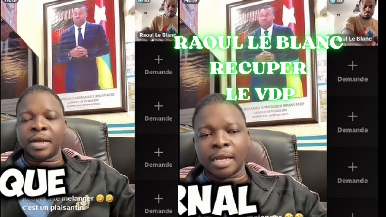 RAOUL LE BLANC  EXPLOSE EN LIVE CONTRE VDP 😱 “TU AS MENTI SUR MON RETOUR AU PAYS !”