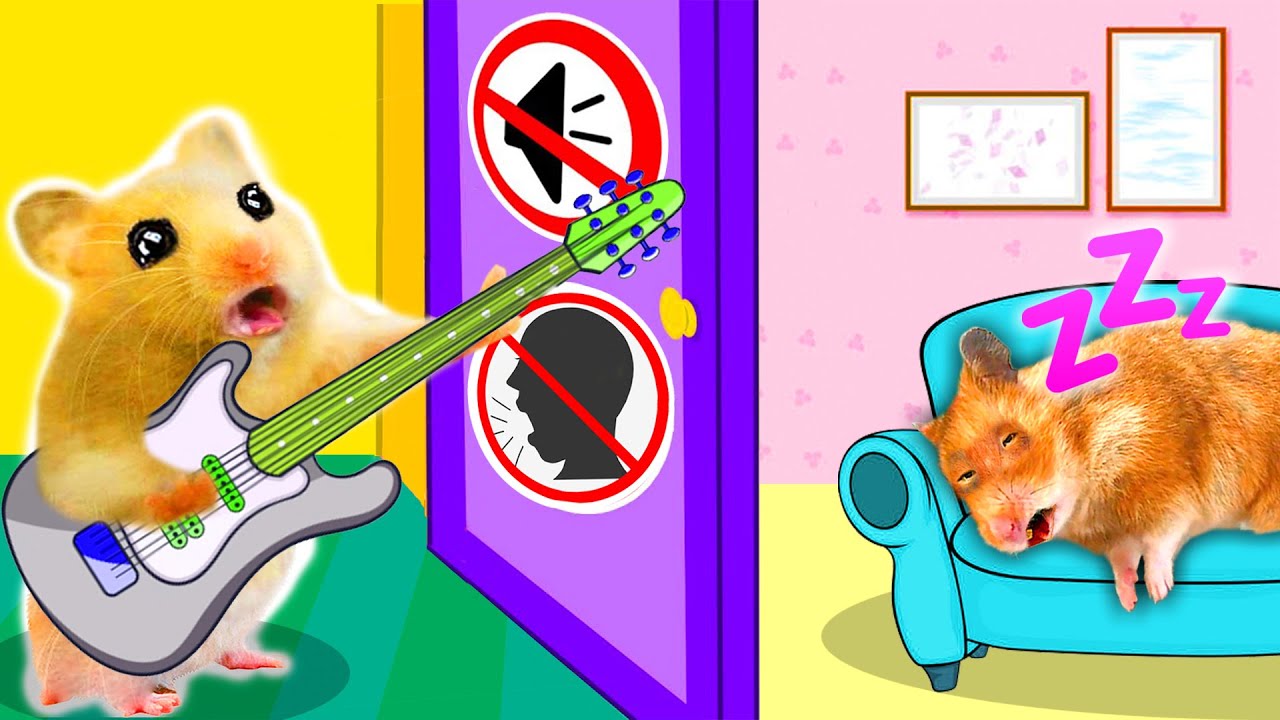 Challenge Hamster Birthday Party Traps Maze in Hamster Stories