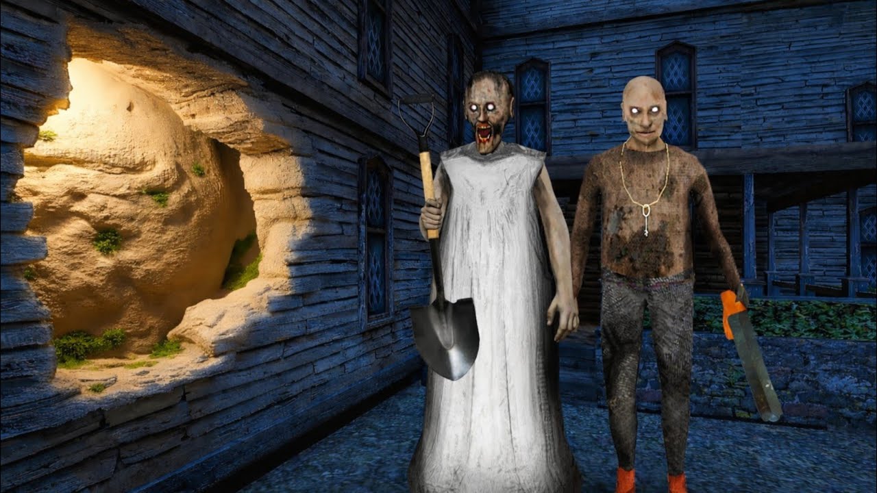 Granny Remake Tunnel Escape | grandpa granny game definition granny wala cartoon ki video