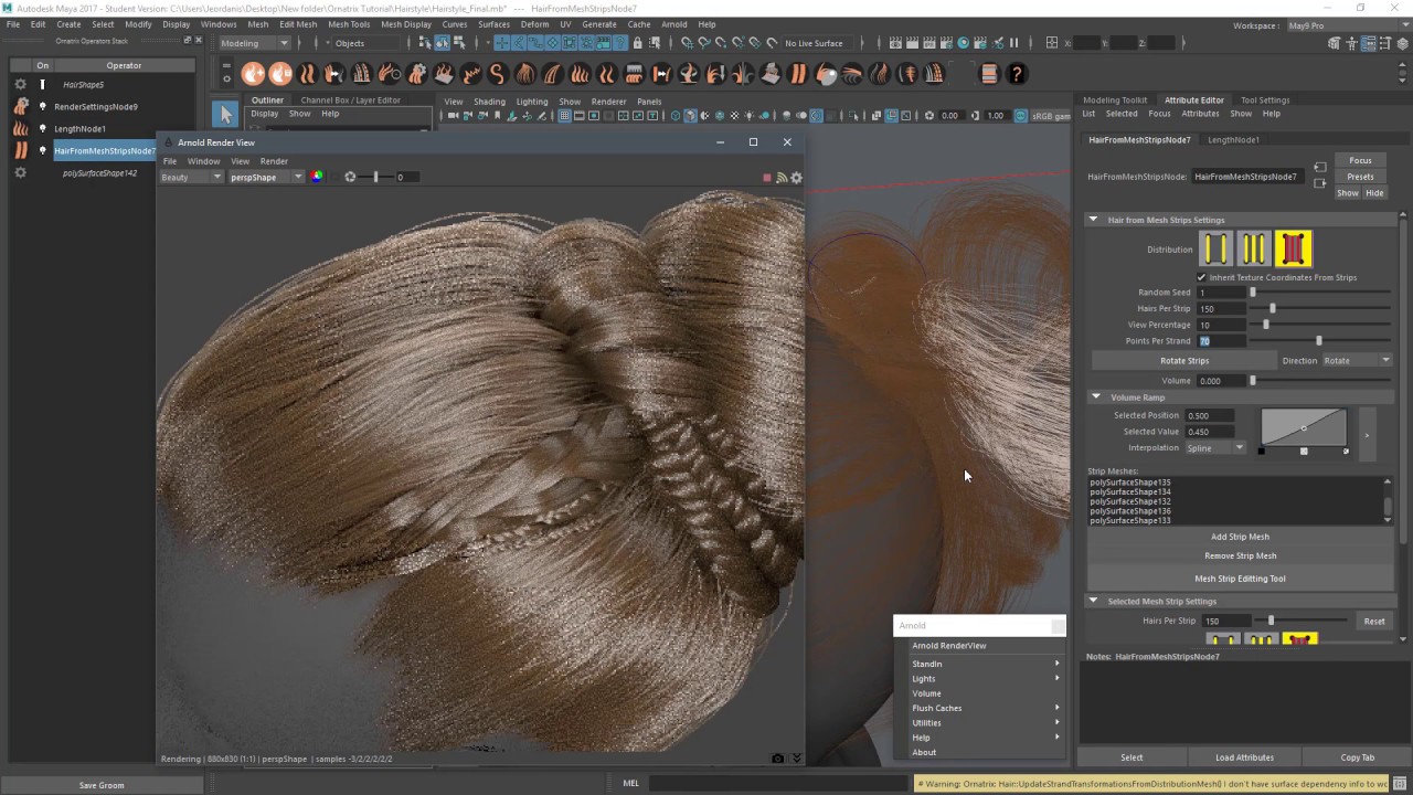 Ornatrix Maya: Creating Braids and Buns Part 2 (English, Spanish, Russian & German subtitles)