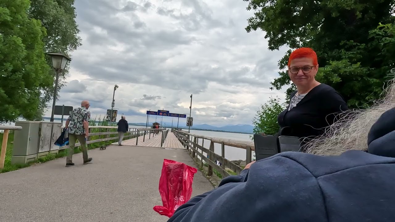 Mit dem Rollstuhl über die Fraueninsel – Zeitraffer Tour am Chiemsee