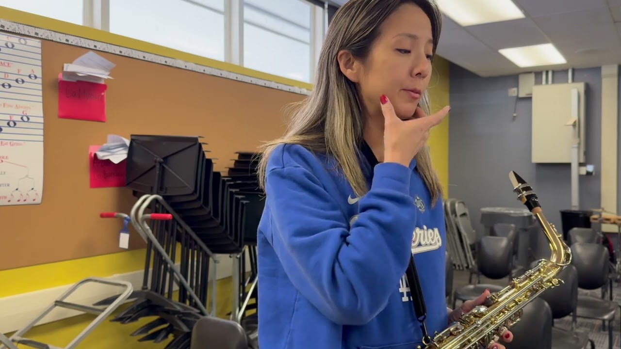Alto Saxophone 2026 EFC Blue Book Elementary Honor Orchestra Audition Spots