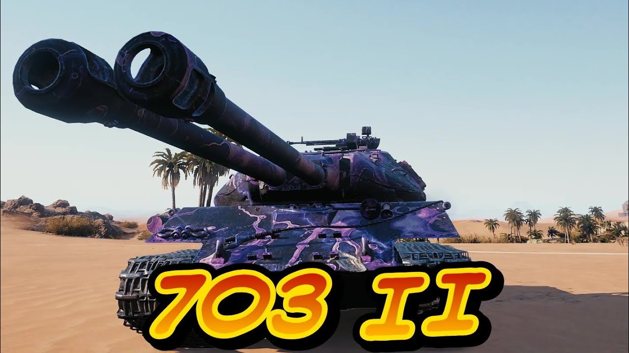 World of Tanks - 703 II Heavy Tank on Sand River