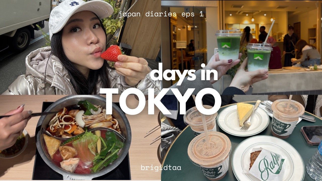 tokyo vlog 🎌 | ginza, tsukiji market, foods, matcha hopping