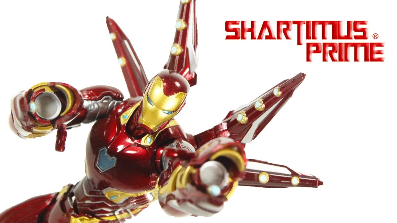 SH Figuarts Mark 50 Iron Man Nano Set 2 Avengers Endgame Import Action Figure Review