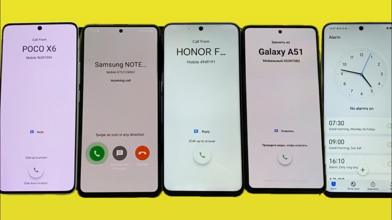 22 Minute Compilation of Mobile Calls/Redmi, Samsung, iPhone, Alarm Clock, Oppo,Xiaomi, Sony, Nokia