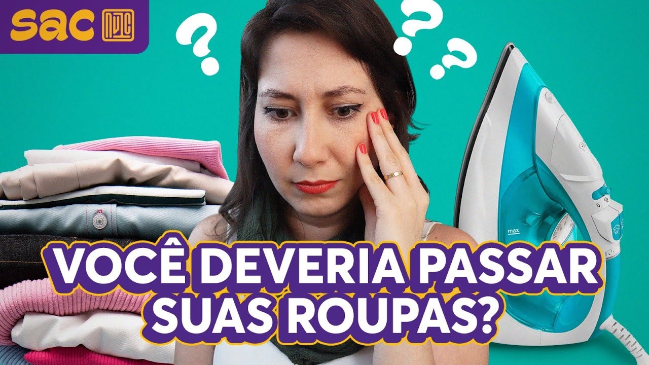 N&atilde;o passar roupa faz mal pra sa&uacute;de?