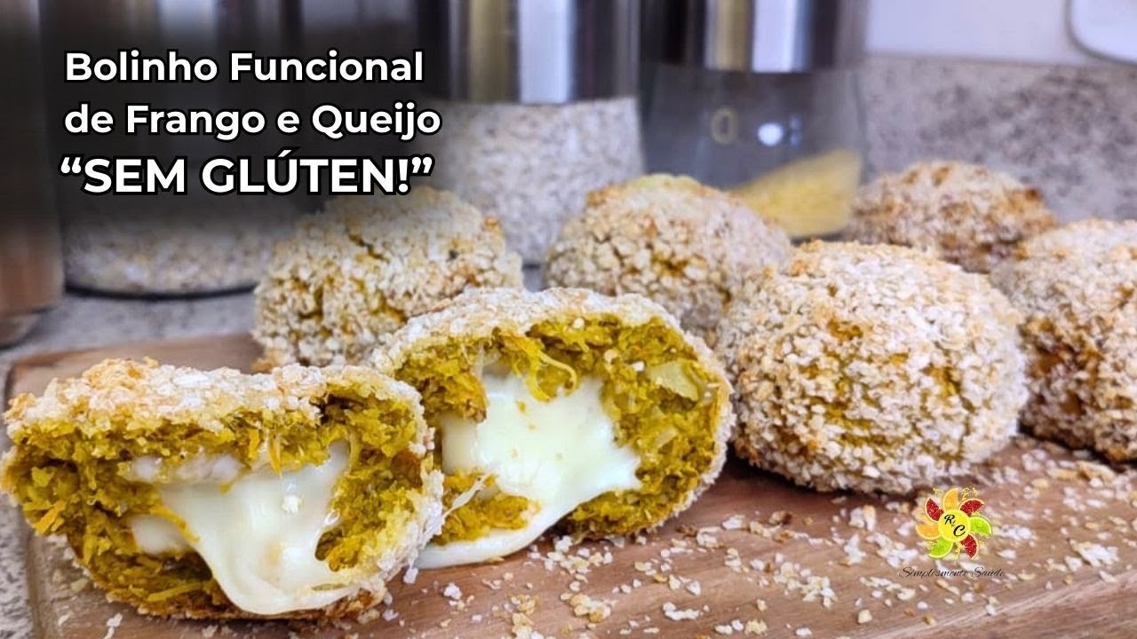 Bolinho Funcional de Frango e Queijo | Fácil e Proteico