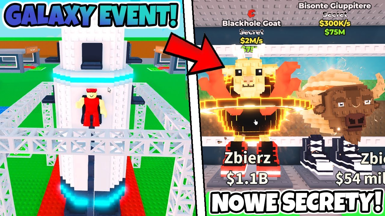 ZDOBYŁEM NOWE NIESAMOWITE SECRETY W GALAXY EVENCIE STEAL A BRAINROT! Roblox