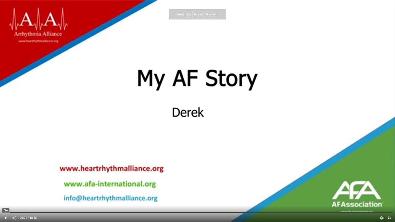 My AF Story - Derek
