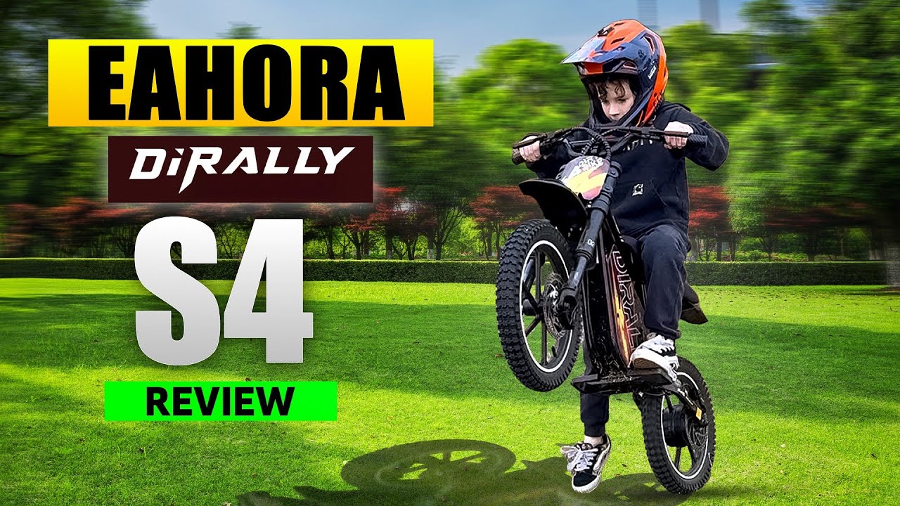 😁 Best Kids Electric Dirt Bike? Eahora DiRally S4 Young! 🔥
