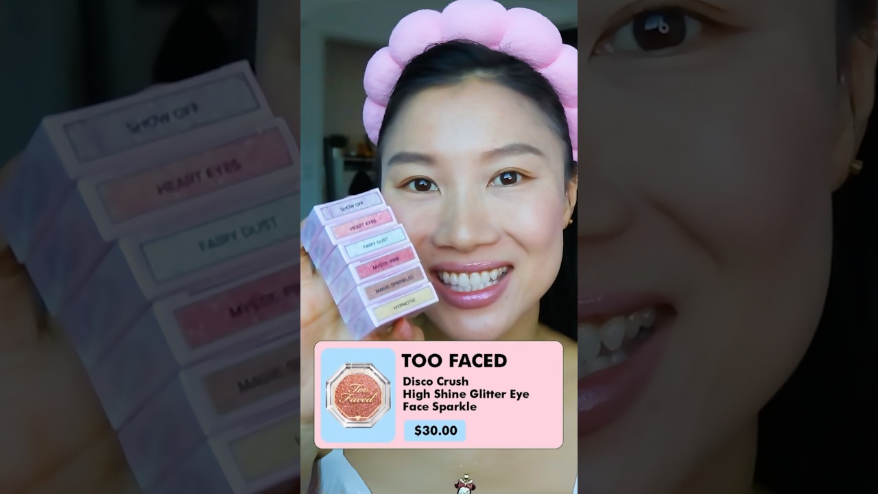 First Impression of ​⁠​⁠@toofaced High Shine Glitter Eye