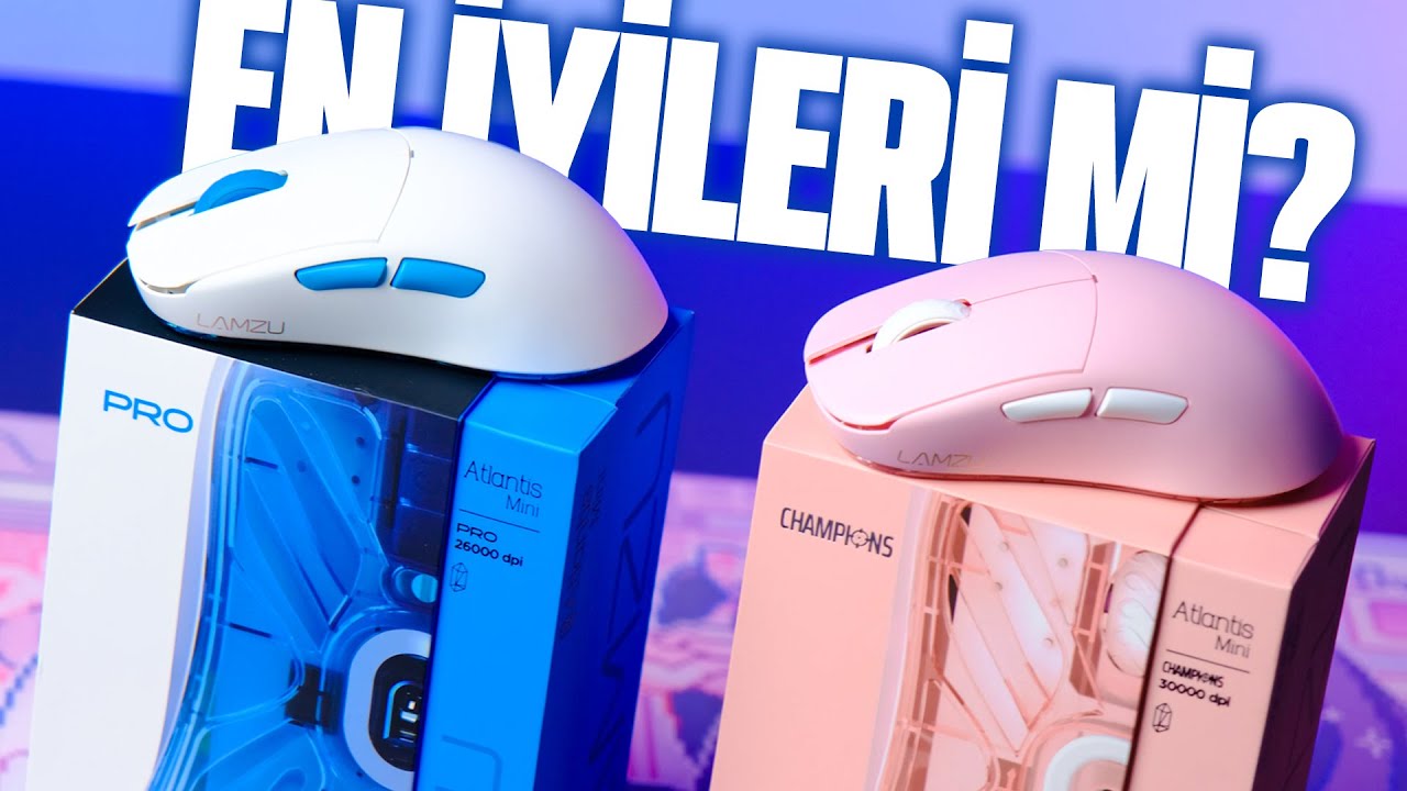 En İyi Claw Grip Mouse'lar | Lamzu Atlantis Mini Pro ve Champions Edition İncelemesi