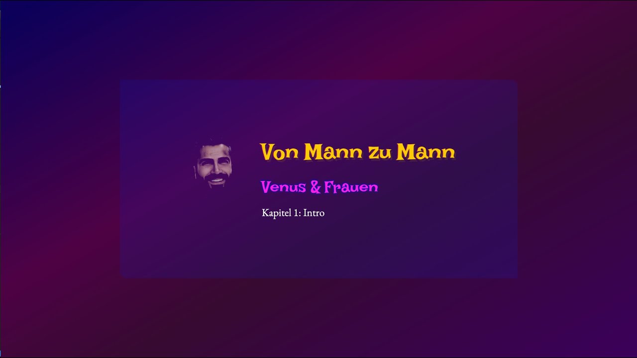Kabarett 2021 - Venus & Frauen - Mann & Ehe - Alien - Kapitel - 1 - Basiswissen