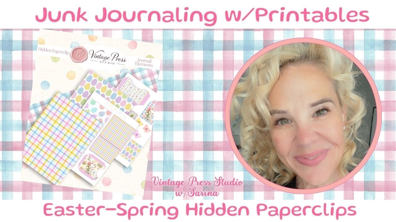 Spring & Easter Hidden Paperclips-Junk Journal Elements #junkjournal #papercrafting
