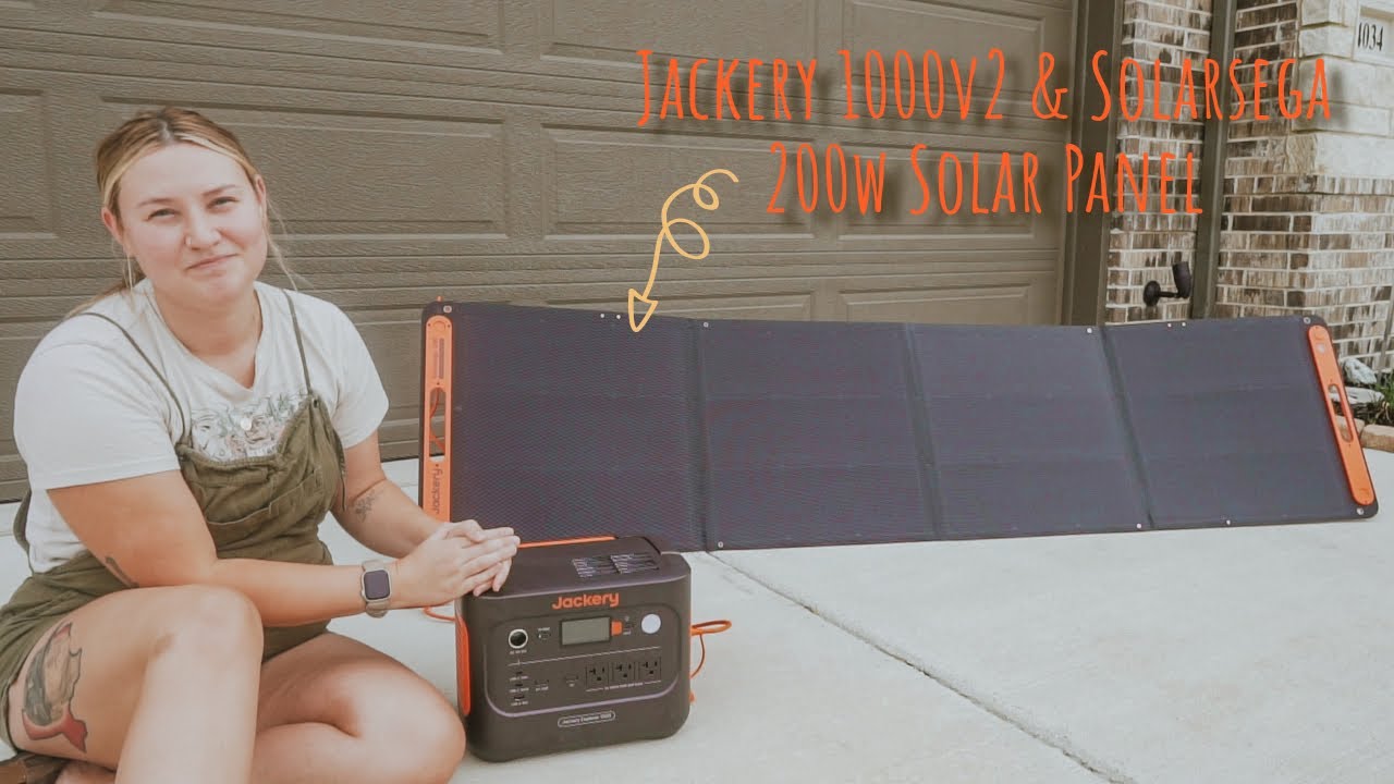 Jackery Solar Generator 1000 v2 - Perfect for Off Grid Living Anywhere!