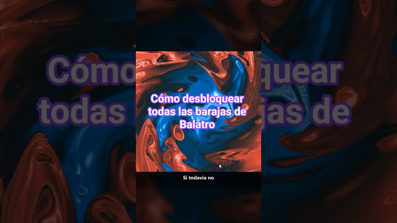 c&oacute;mo desbloquear todas las barajas de #balatro #juegosindie #indiegames #tutorial