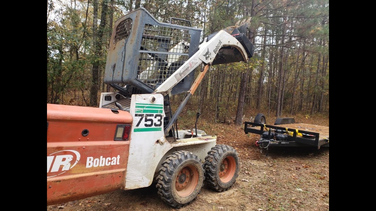 Bobcat 753 Fuel Starvation Issues while clearing land and digging stumps.