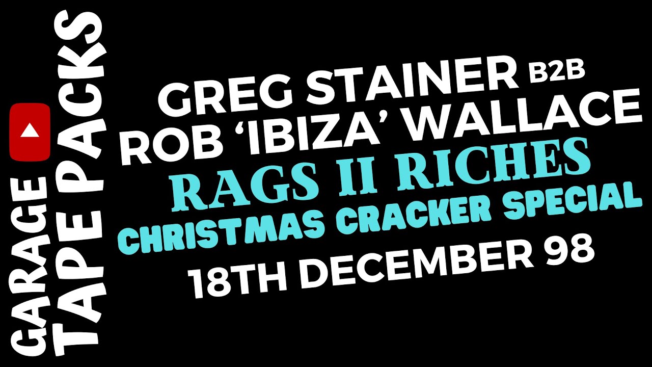 Greg Stainer b2b Rob 'Ibiza' Wallace | Rags II Riches - Club Liberty | 18th December 1998