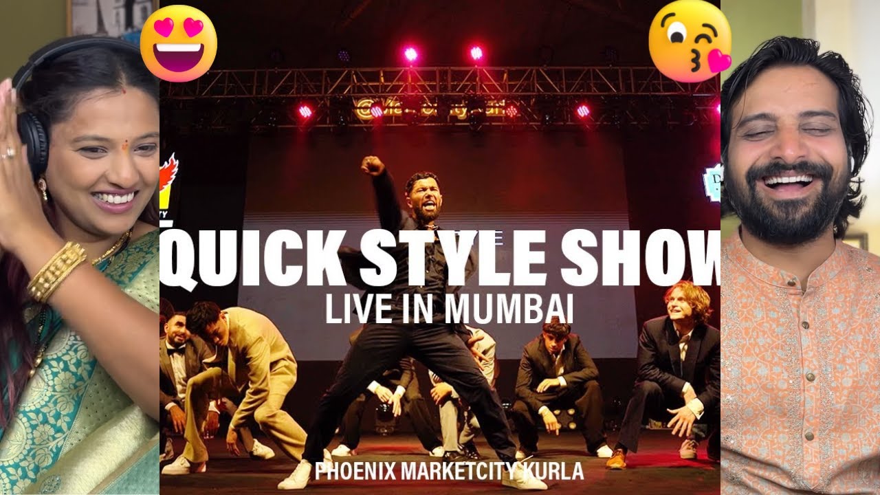 QUICK STYLE SHOW IN MUMBAI 2023 | REACTION | Couple Reaction @FunkieCoupleReact
