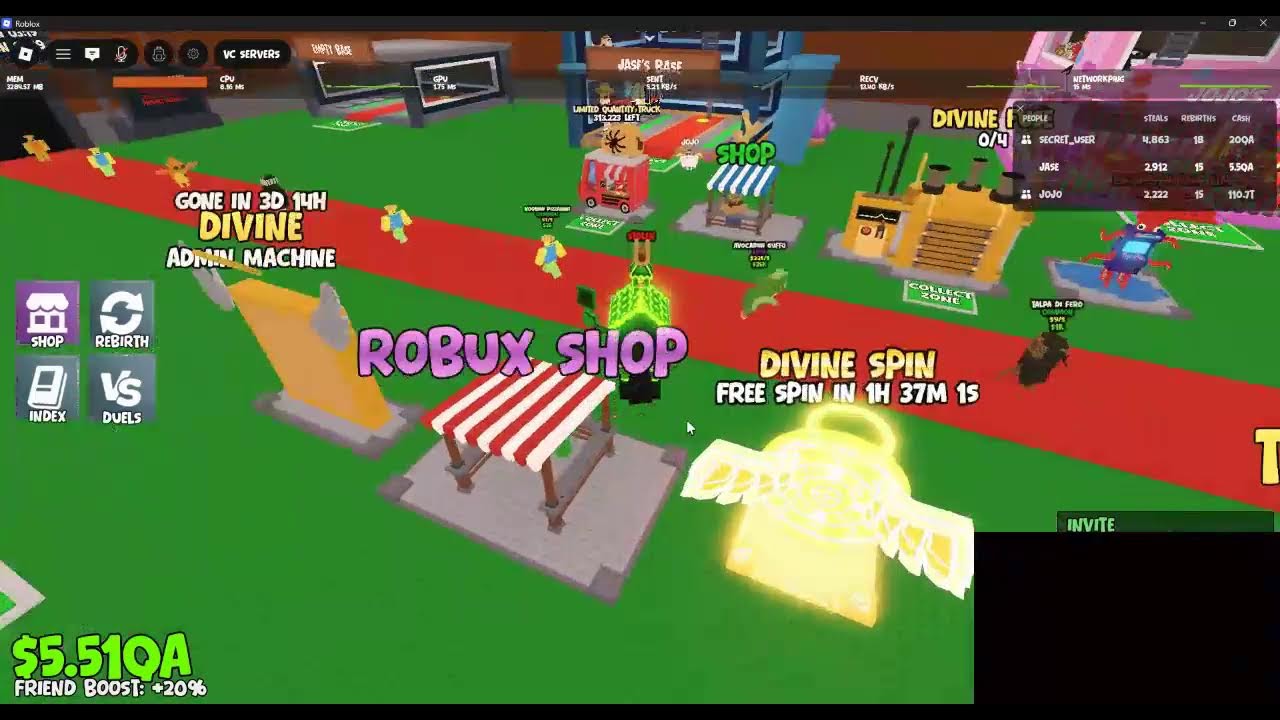 Trading and Dueling in Steal a Brainrot (User: BogoBogo55)