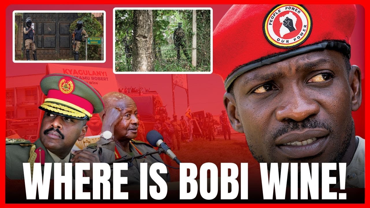 BOBI WINE AKA KYAGULANYI SSENTAMU HIDEOUT REVEALED. WE KNOW WHERE HE IS !