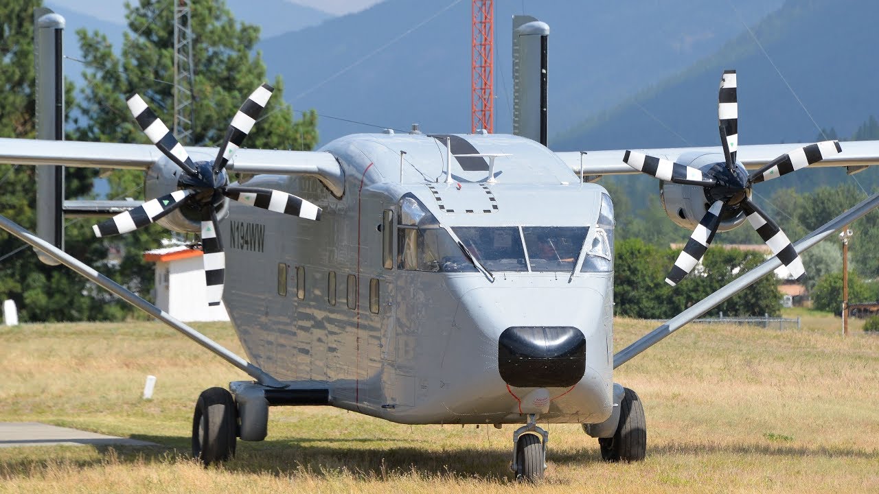Short SC-7 Skyvan Engine Start-Up and Takeoff