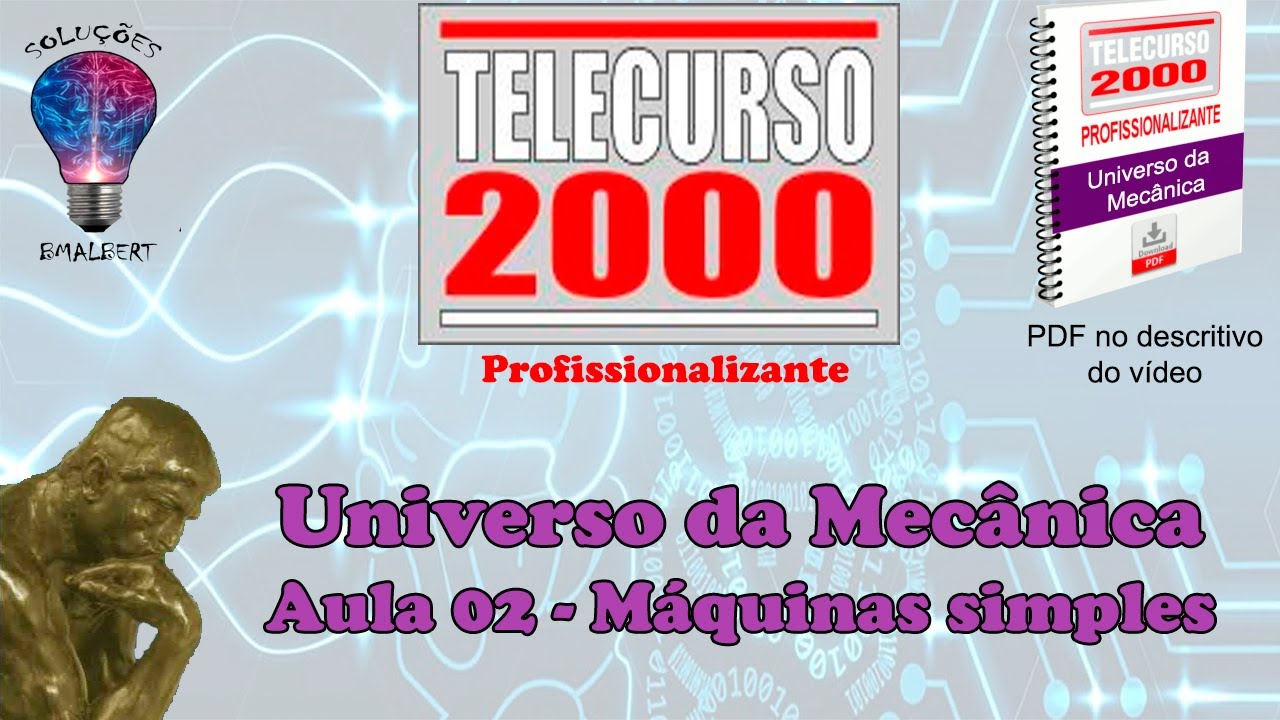 Telecurso 2000 - Universo da Mecânica - 02 Máquinas simples