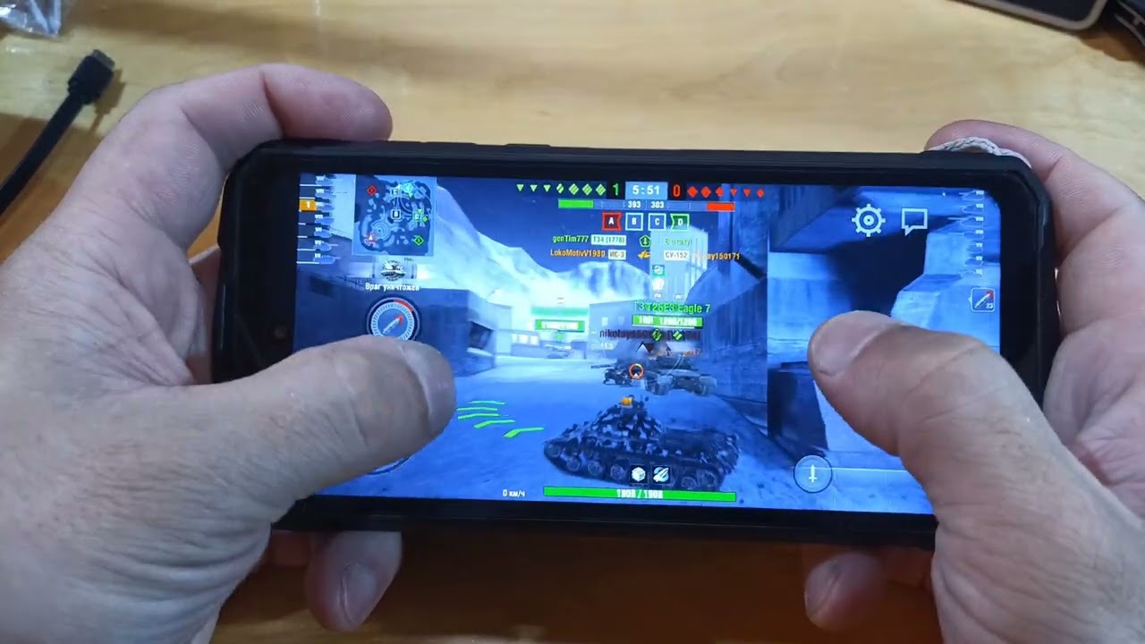 ИгроТэсТ HotWav Cyber X Pro (G99, 12\256ГБ, куча камер, броня, 10Ампер... и до 200$) (игры)