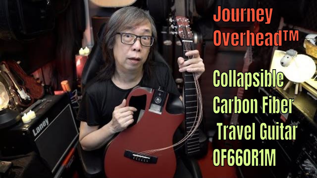Journey Overhead™ Collapsible  Carbon Fiber Travel Guitar OF660R1M