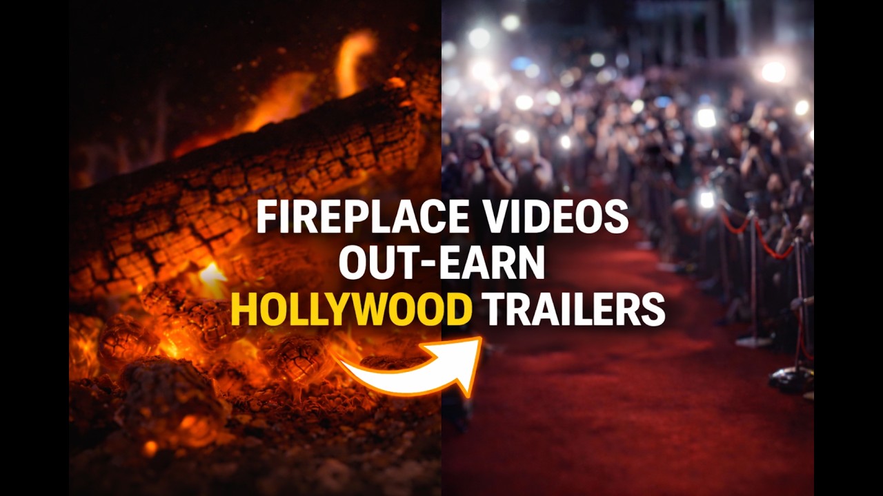 Why Fireplace Videos Out-Earn Hollywood Trailers