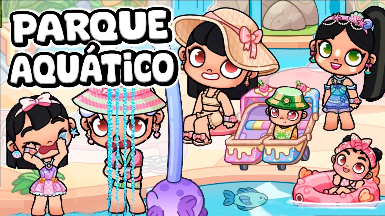 ROTINA PARQUE AQUÁTICO COM A VOVÓ | PAZU AVATAR WORLD ROTINAS E HISTÓRIAS