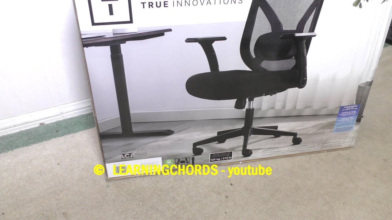 COSTCO MESH CHAIR TRUE INNOVATIONS Сборка и обзор