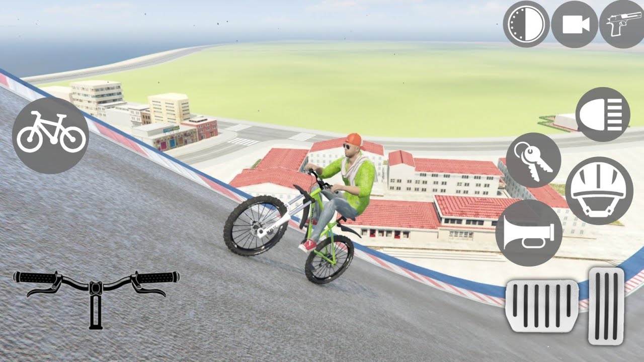 🔥 Franklin Climb Longest Mega Ramp 💥😱 Indian Theft Auto Simulator 💥🎮