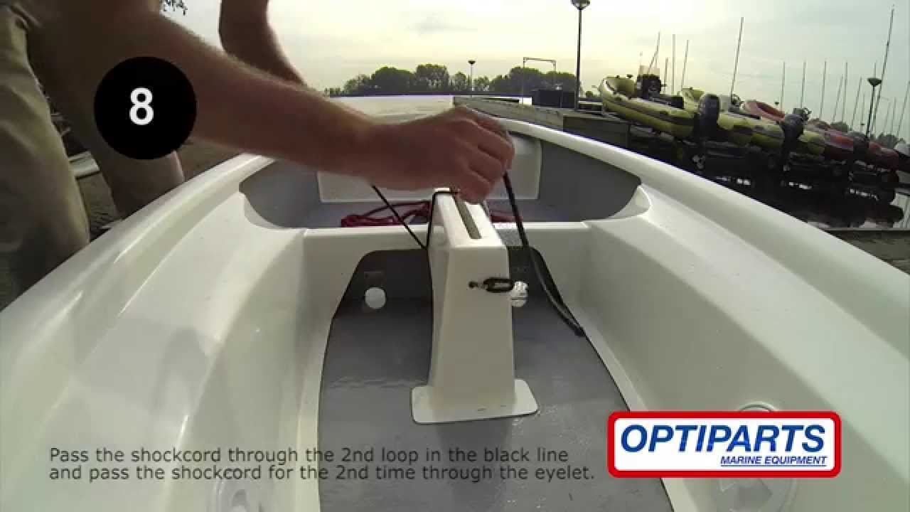 Daggerboard bungy with handle, EX1113, made by Optiparts