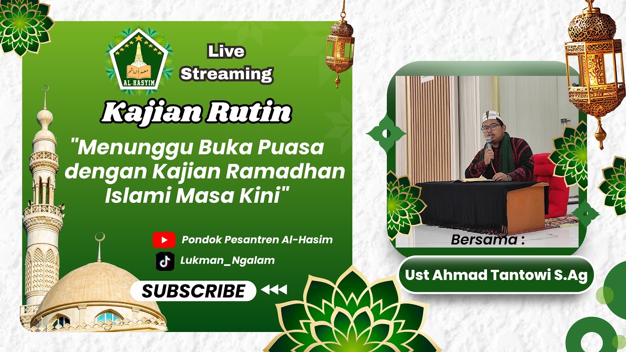 02. Ngabuburit menunggu buka puasa ngaji kitab bersama Ustadz Tantowi S. Ag