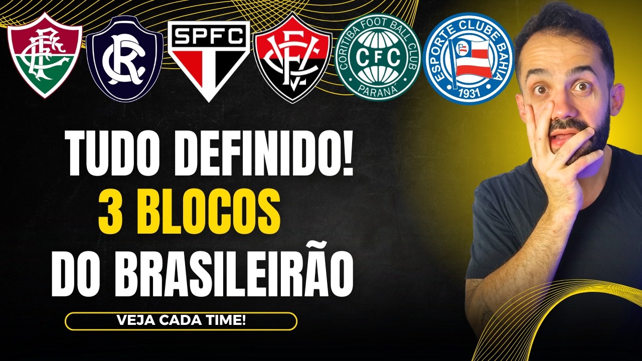TABELA DO BRASILEIRÃO FOI DIVIDIDA EM 3 BLOCOS E ESSES TIMES SE DESTACARAM!