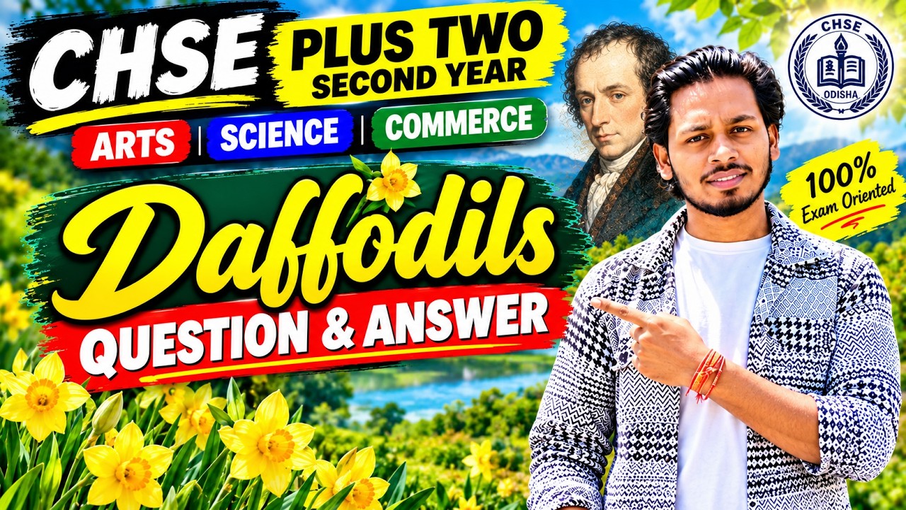 Daffodils Question And Answer | Plus Two Second Year English Daffodils Question Answer