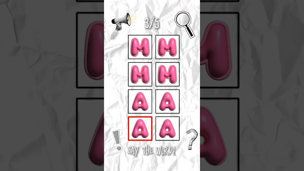 SAY THE WORD ON BEAT LEVEL EASY