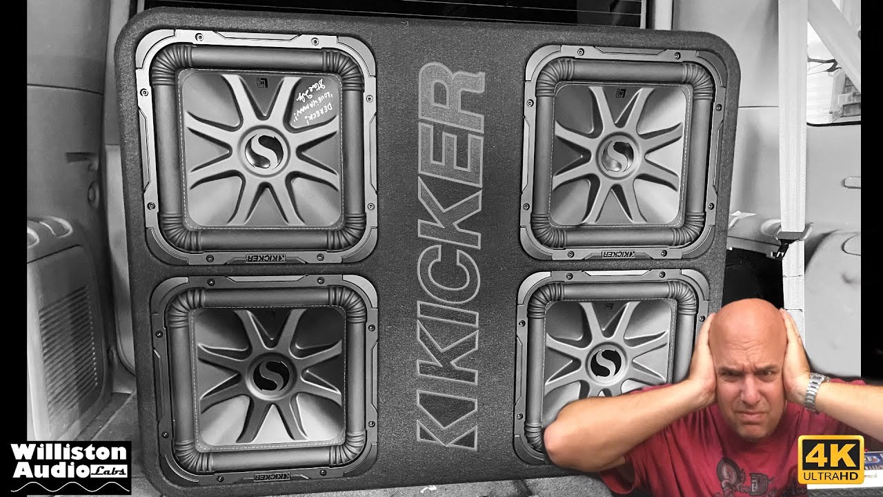 150dB from a Factory Loaded Subwoofer Box? Kicker L7 Quad Box Overview and Test [4K]