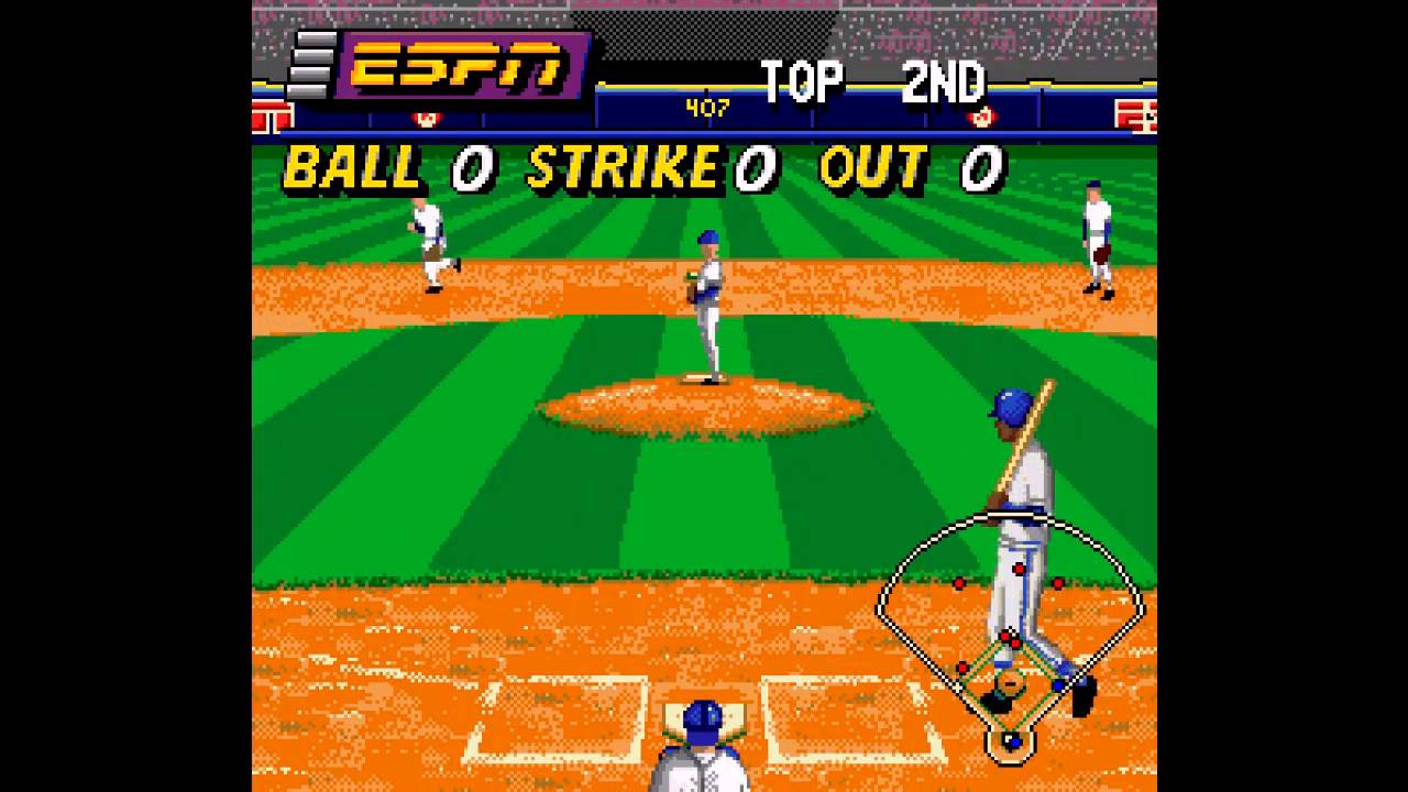 ESPN Baseball Tonight ... (SNES) 60fps Gameplay