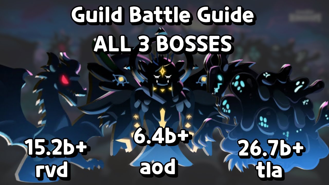 Cookie Run Kingdom - GUILD BATTLE ALL 3 BOSSES TEAMS GUIDE (JULY 2025)