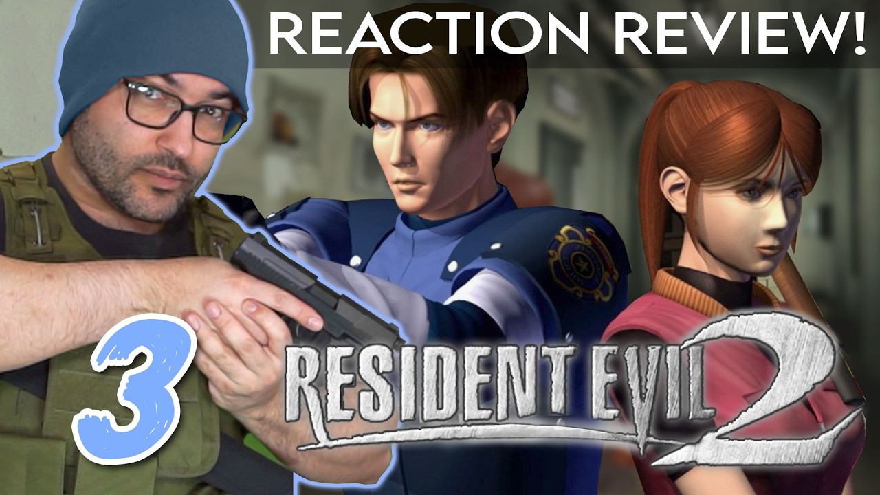 Resident Evil 2 (1998) ABRIDGED 03 Leon Kennedy - Let's Play REACTION REVIEW
