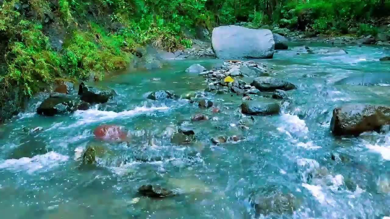 Sleep Meditation With Water Sounds 💦 Calming Music Water For sleep running water ASMR sleep